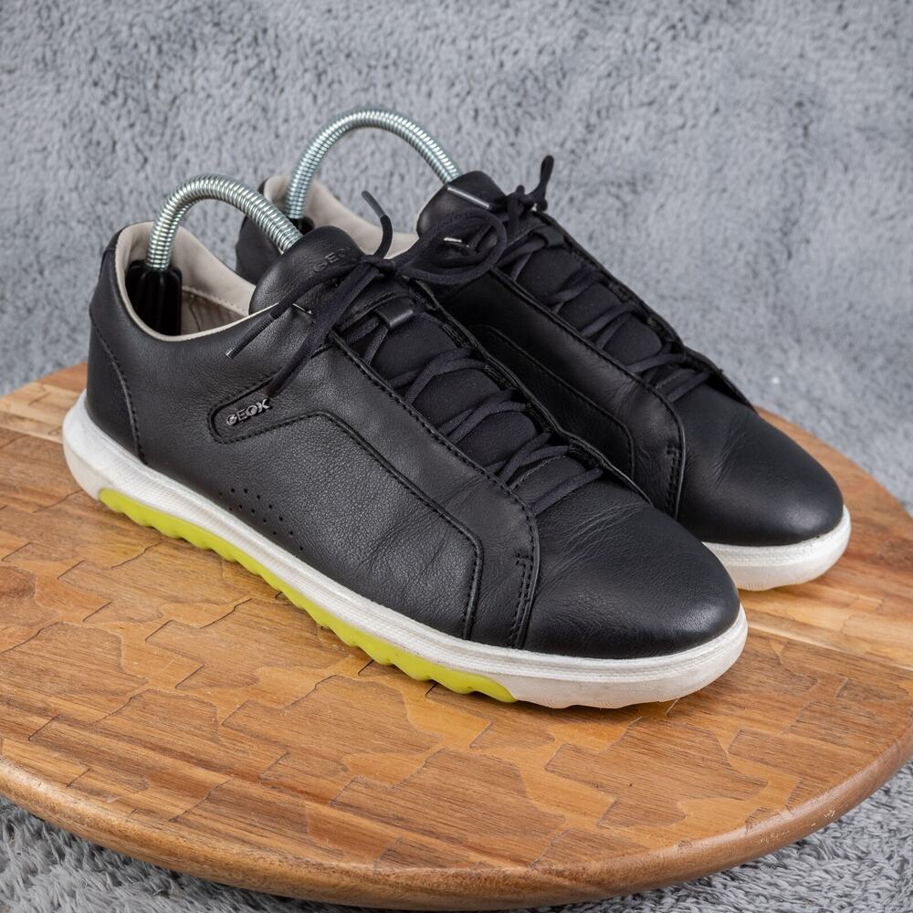 Mens Geox U Nexside A Fashion Sneakers - Black‎ Nappa, Size 6 US/39 EUR Wmns 8
